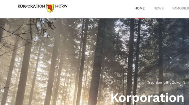 Erfolgreiches Redesign der Website korporation-horw.ch